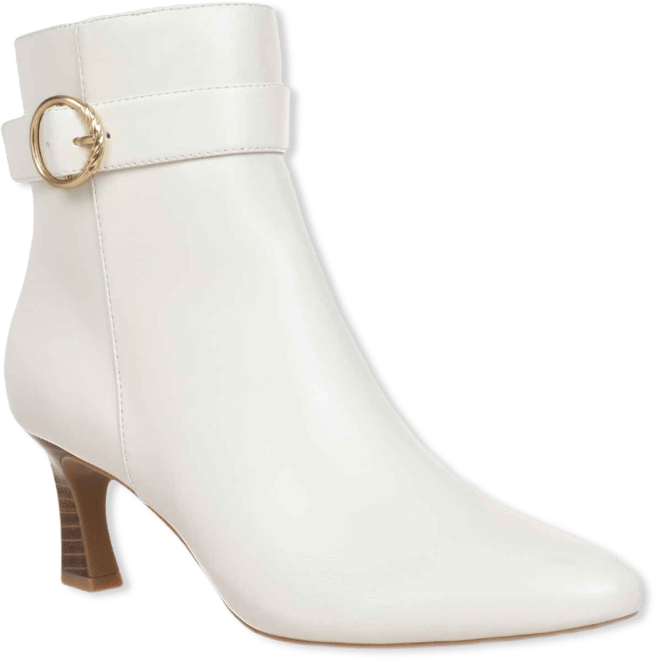 Macy's Women's Belt Almond Toe Booties