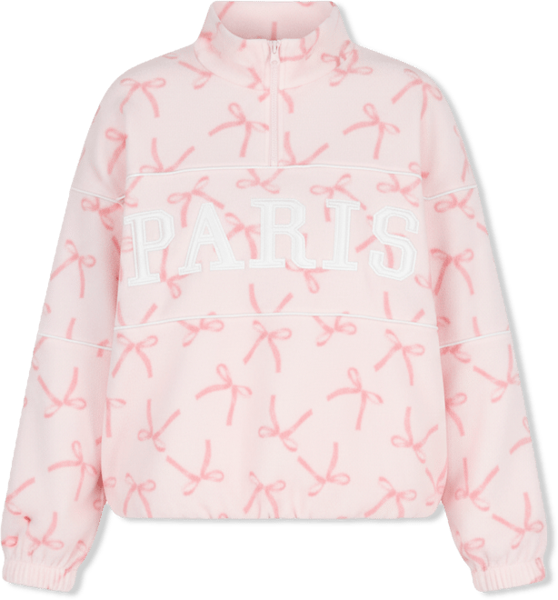 Trendy Plus Size Paris Polar Fleece Sweatshirt