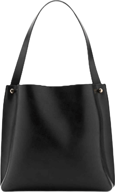 Women's Metal Details Bucket Bag