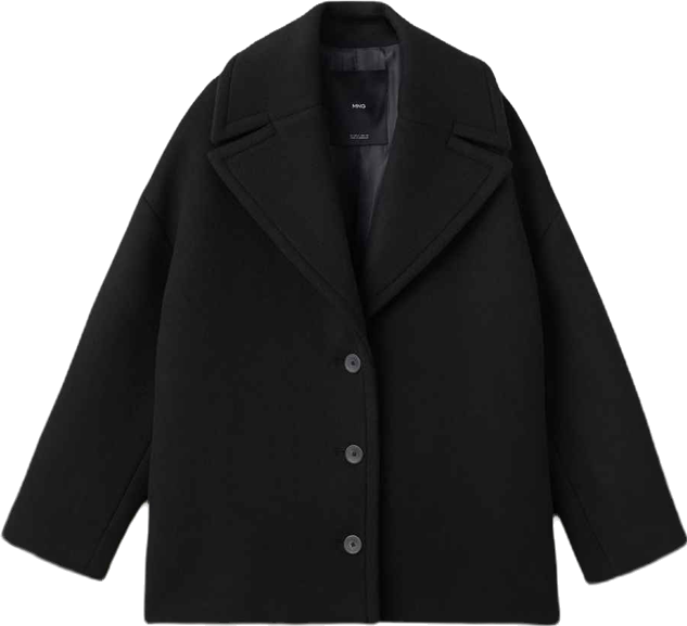 Women's Oversized Short Wool Coat