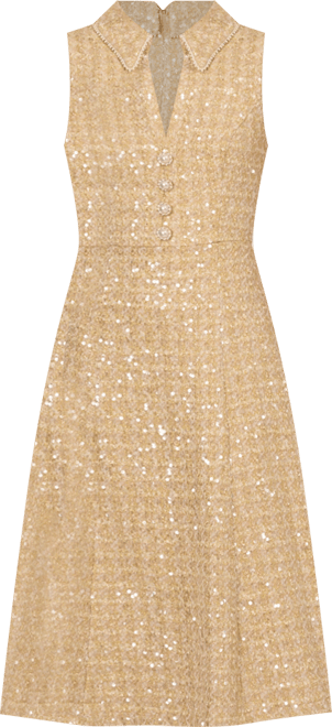 Women's Tweed Shirt Dress