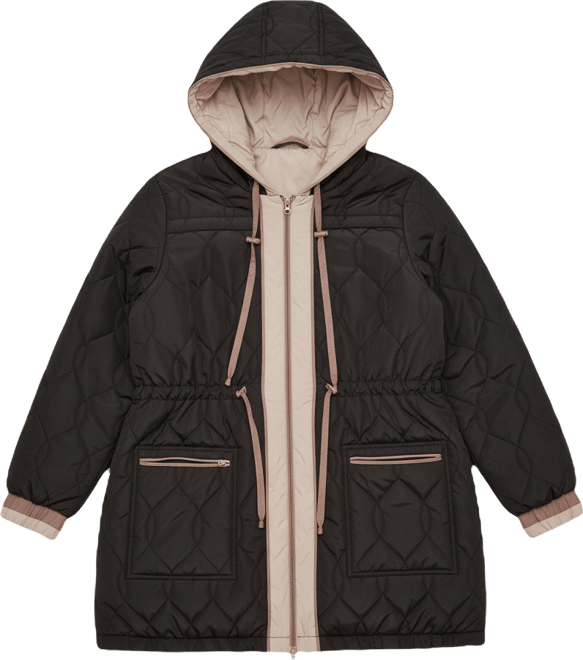Women's Clio Quilt Padded Hooded Neck Coat