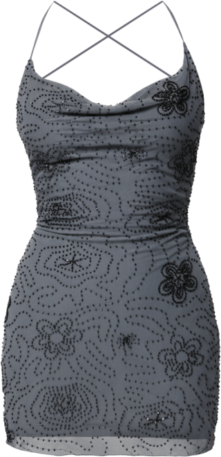 Women's Kandy Backless Beaded Mini Dress