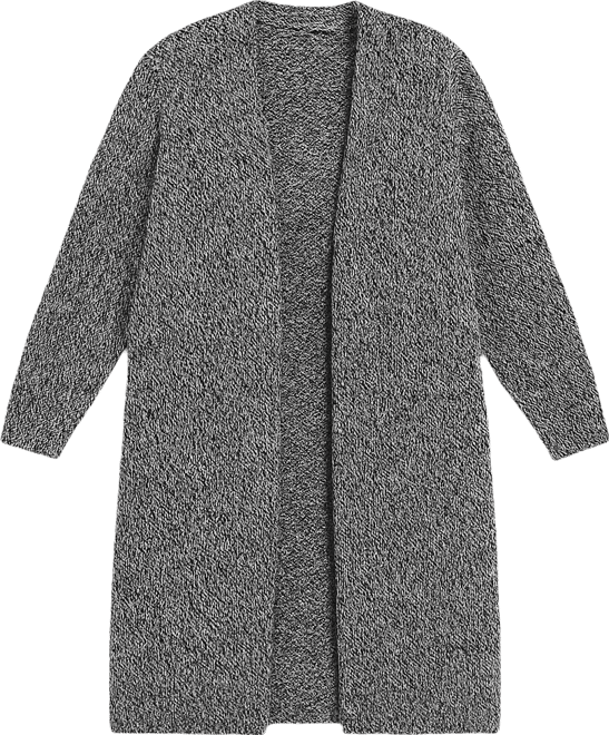 Women's Charmed Collarless Longline Cardigan