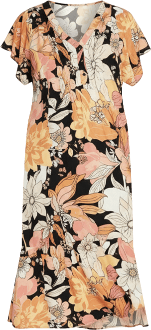 Women's Bellini Flutter Sleeve Dress