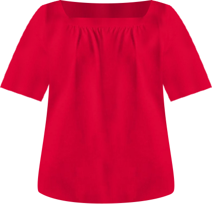 Women's Smocked Squareneck Top