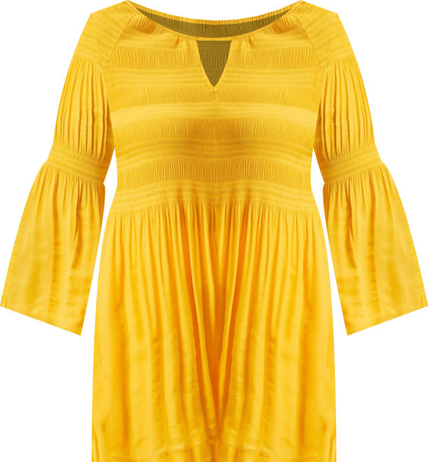 Women's Keyhole Bell Sleeve Tunic