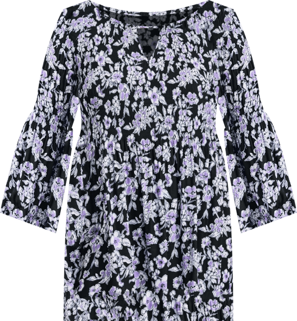 Women's Keyhole Bell Sleeve Tunic