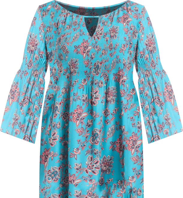 Women's Keyhole Bell Sleeve Tunic