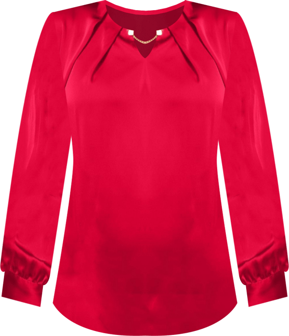 Women's Chain Detail Satin Top