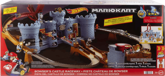 Mario Kart Bowser's Castle Track Set and Vehicle