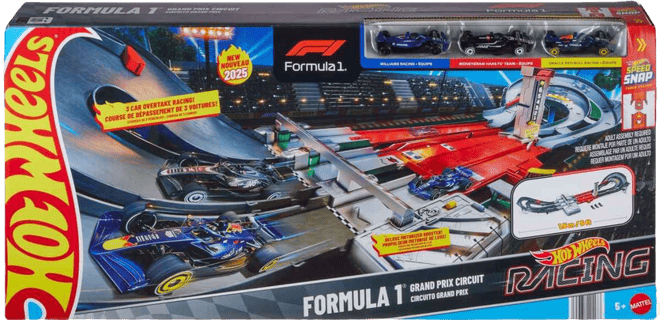 Race Formula 1 Grand Prix Circuit Track Set and Cars