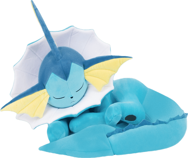 Sleeping Vaporeon 18" Plush Toy