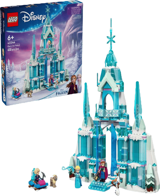 Disney Frozen Elsa's Ice Palace 43244 Building Set, 630 Pieces