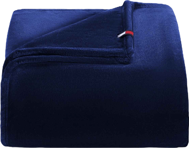 Solid Plush Blanket, Full/Queen