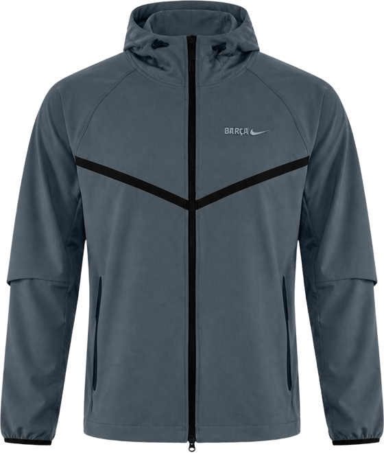 FC Barcelona Tech Windrunner Giacca in tessuto con zip a tutta lunghezza Nike Football – Uomo