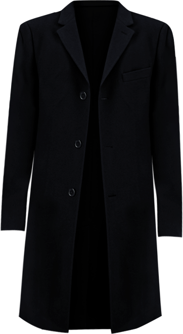Men's Classic-Fit Solid Pure Cashmere Overcoat