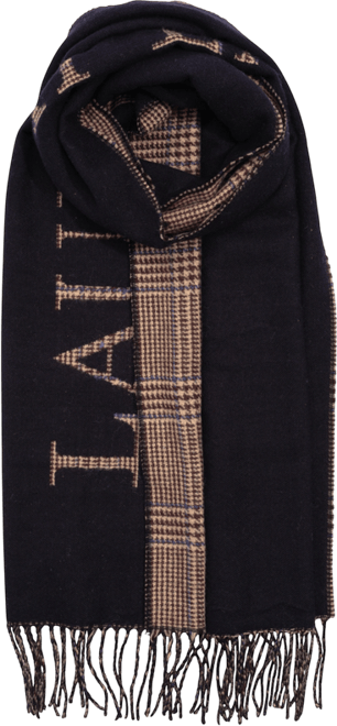 Double Face Logo Scarf