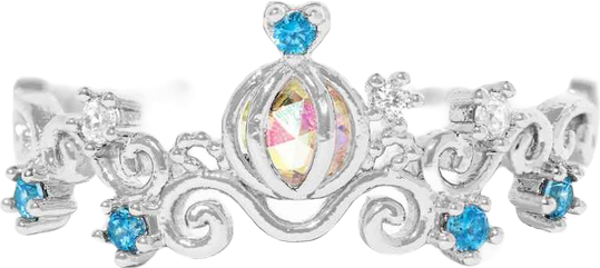 Disney Princess The Little Mermaid Ariel Crystal Gold Plated Rings