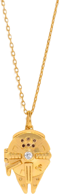 Star Wars Millennium Falcon Locket Necklace