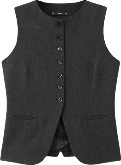 Women's Round-Neck Suit Vest