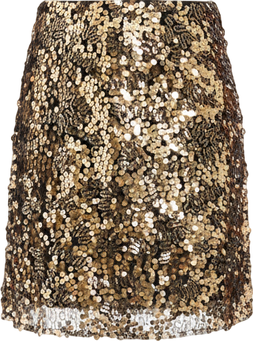 Women's A-Line Sequin Short Skirt