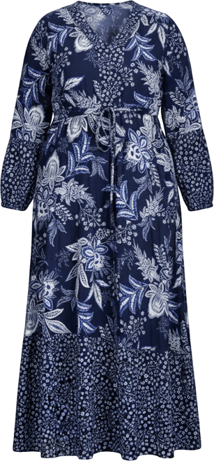 Women's Floral Falls Tiered Maxi Dress