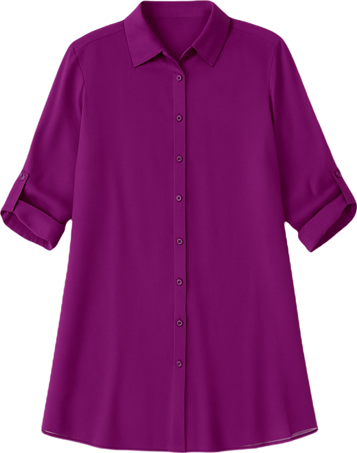 Women's Convertible Button Down Tunic