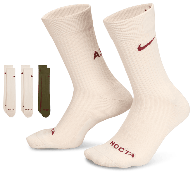 Nike Sneaker Sox Nocta Crew Socks 3Pack - Adult | Foot Locker