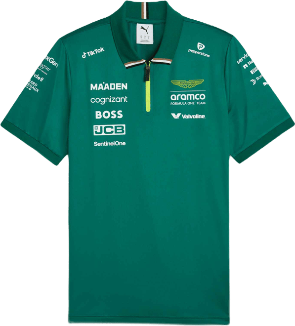 PUMA x ASTON MARTIN ARAMCO F1® TEAM Men's Replica Polo Shirt