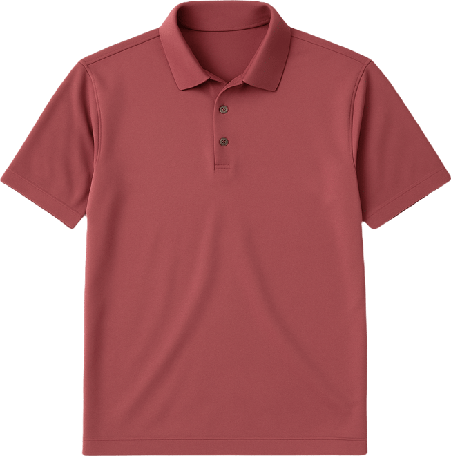 Men's Airflux Solid Mesh Short Sleeve Golf Polo Shirt