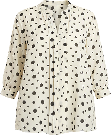Women's Plus Size Pintuck Popover Top
