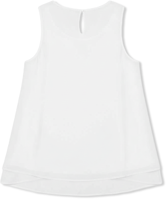 Women's Tops & Tees Sleeveless Double Layer Swing Tank