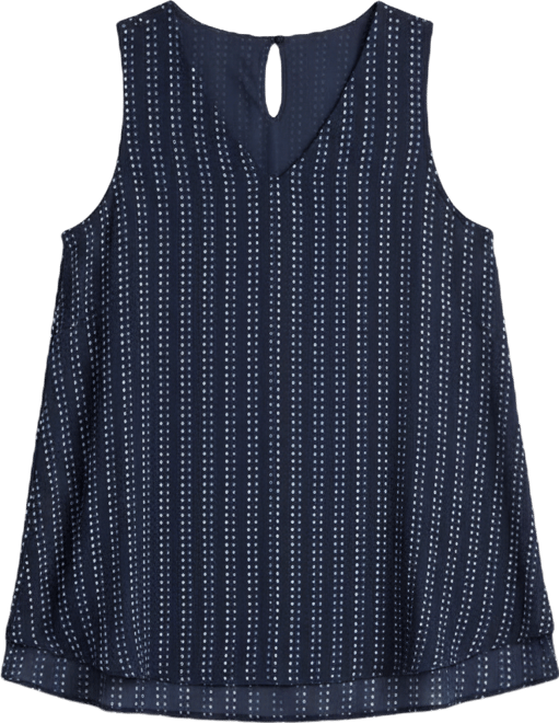 Women's Tops & Tees Sleeveless Double Layer Swing Tank