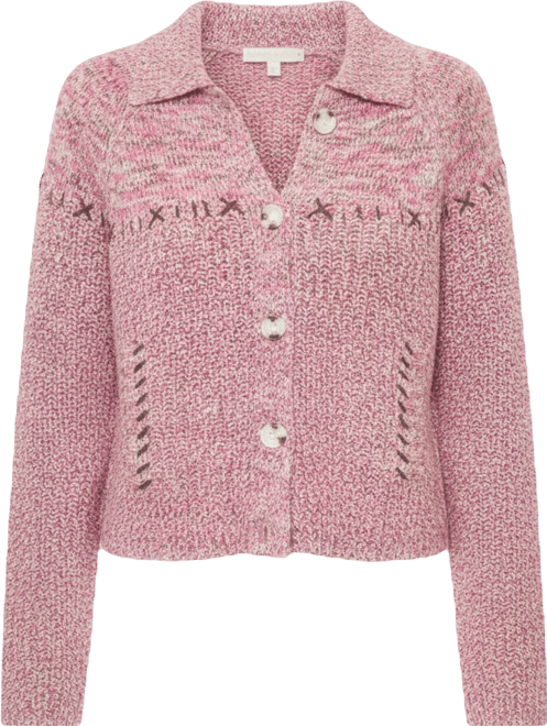 Women's Parker Marled Collared Cardigan