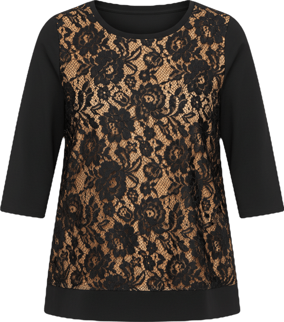 Women's Lace Crewneck Tee