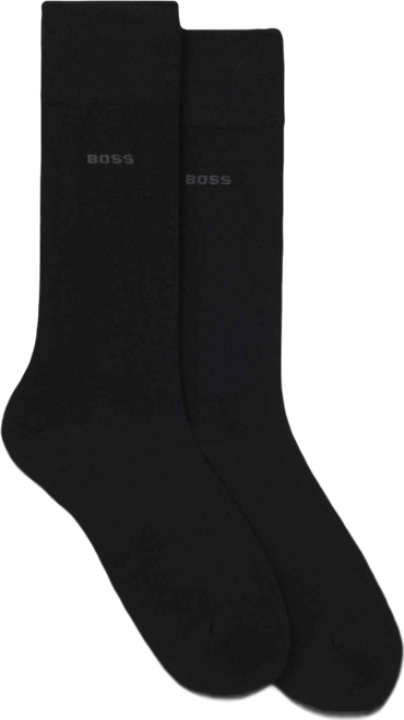 Men's 2-Pack Solid Regular Length Socks