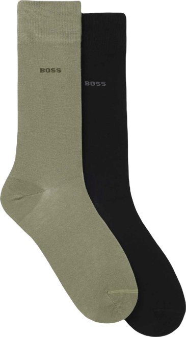 Men's 2-Pack Uniform Color Solid Socks