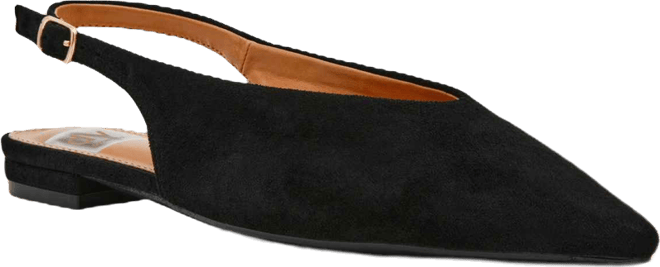 Women's Empress Pointed Toe Slingback Flat Mules