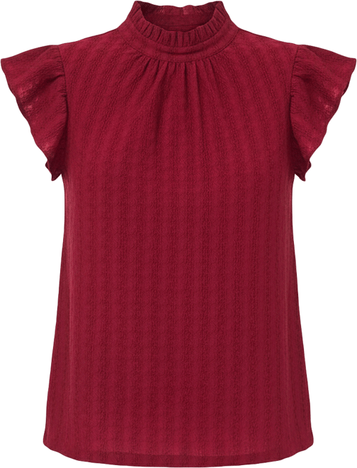 Women's Ruffle Short Sleeve Top