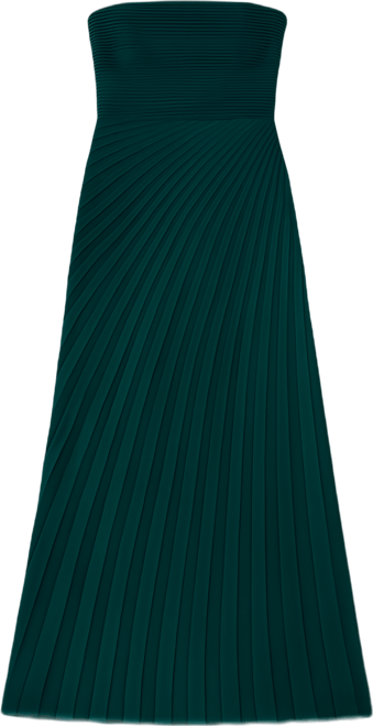 Women's Kinley Strapless Pleated A-Line Maxi Dress