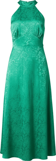 Women's Bias Halterneck Midi Dress