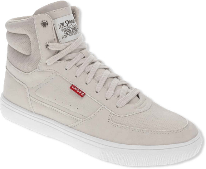 Men's Liam Hi-Top Round-Toe Sneakers