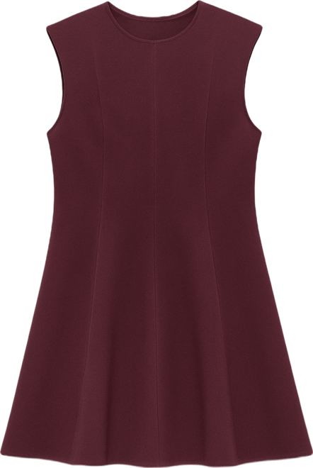 Women's Seams Detail A-Line Dress