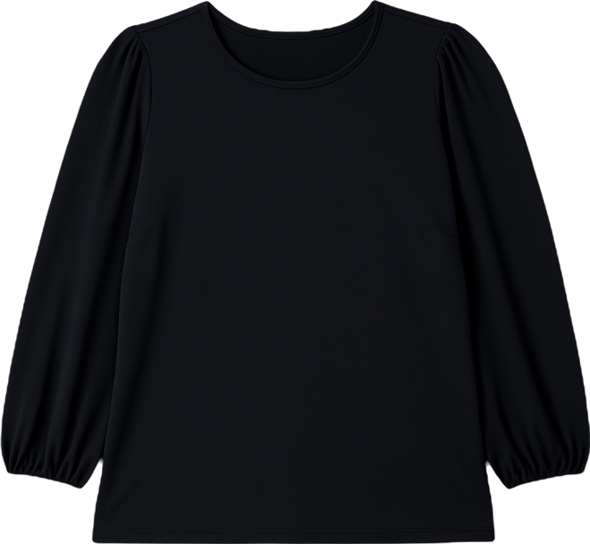 Ak Anne Klein Plus Size Blouson-Sleeve Top