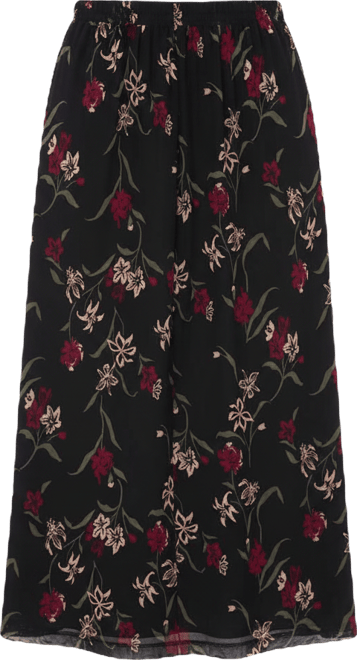 Women's Floral Skirt
