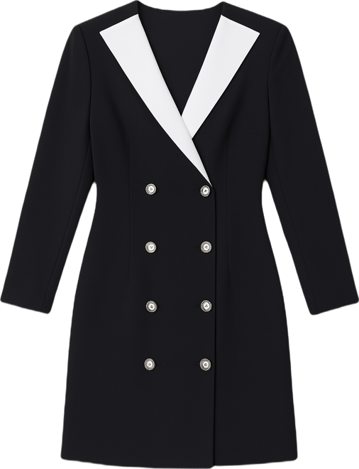 Women's Double-Breasted Blazer Dress