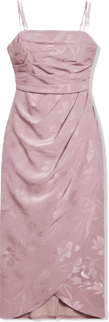 Women's Midaxi Dress With Wrap Skirt