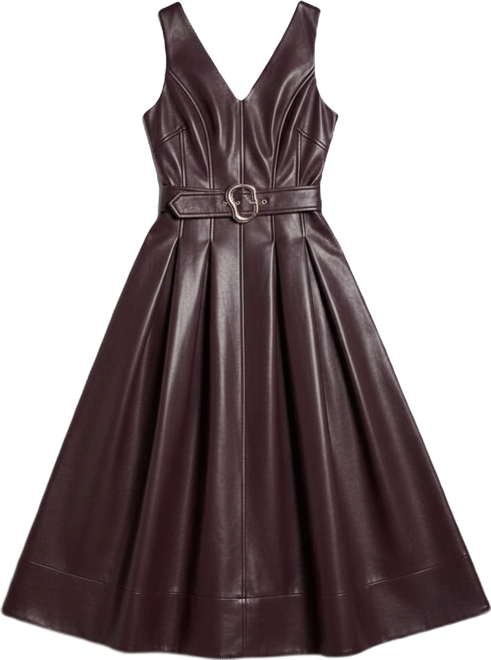 Petite V Neck Sleeveless Dress