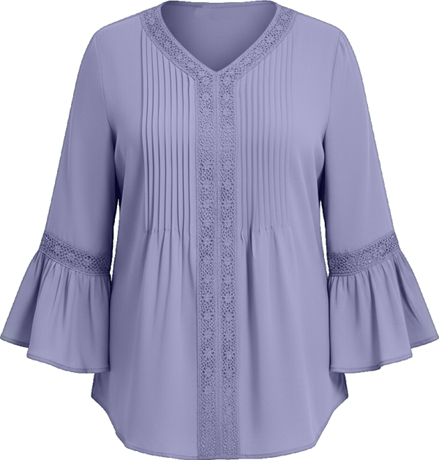 Women's Lace Trim Tunic